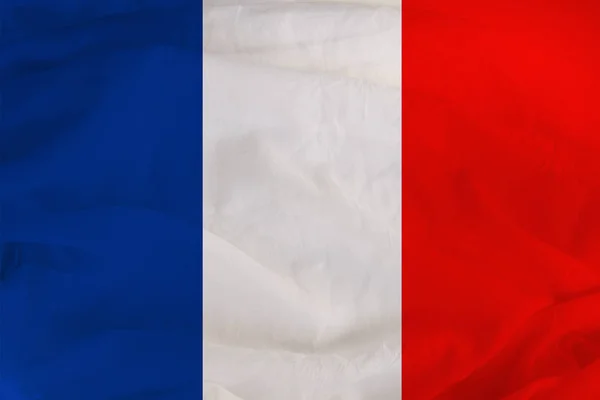 Bandeira nacional da França, um símbolo de férias, imigração, política — Fotografia de Stock