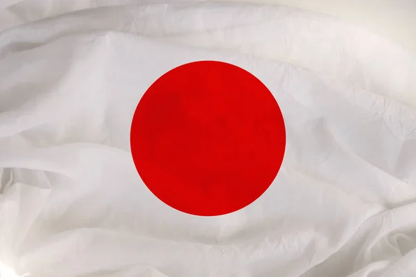 National flag of Japan, a symbol of tourism, immigration, political asylum — Stock Photo, Image