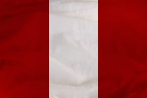Flaga Peru, symbol turystyki, imigracji, polityk — Zdjęcie stockowe