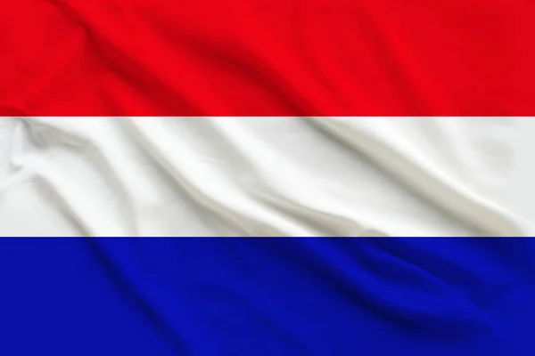 Национальный флаг Голландии, символ туризма, иммиграции, политического убежища — стоковое фото