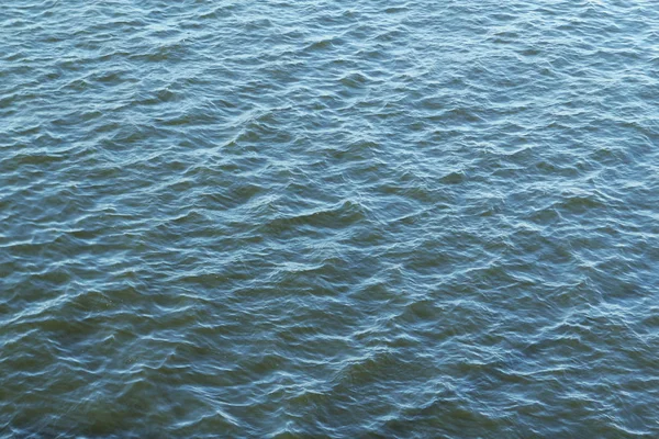 Sfondo, trama dell'acqua del fiume, marino con onde, spazio copia — Foto Stock