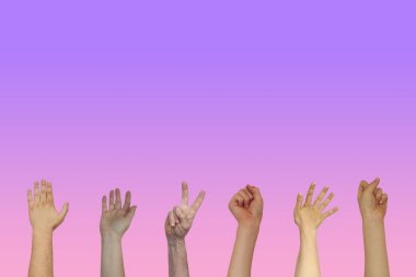 insanların çok kaldırdı eller, insanlar birlik kavramı