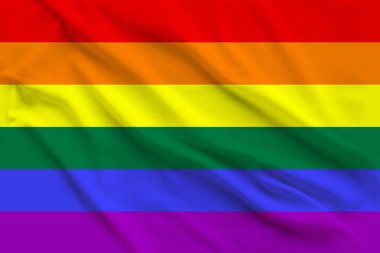Lgbt gökkuşağı bayrağı, Gurur bayrağı, Özgürlük bayrağı - ipek lezbiyen, gey, biseksüel ve transseksüel toplumun uluslararası bir sembolü