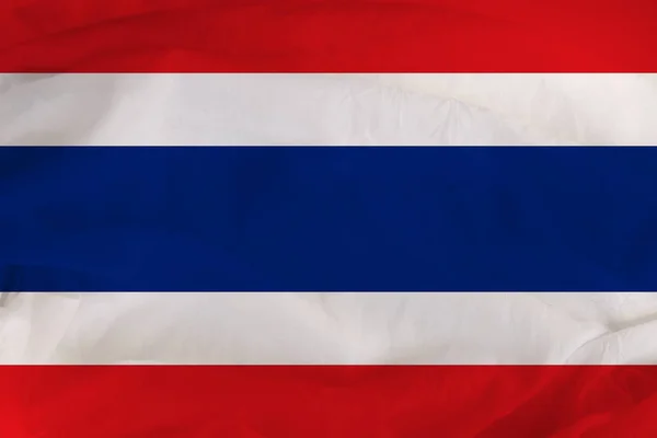 Nationale vlag van Thailand, een symbool van het toerisme, immigratie, politiek asiel — Stockfoto
