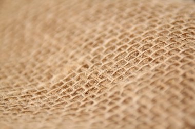 Doğal tuval, geniş örgü, arkaplan ve doku, yakın çekim, kopyalama alanı, izole