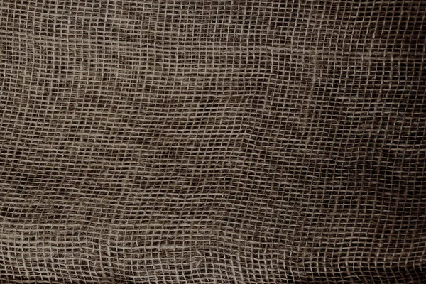 Натуральна тканина з великим плетінням, фоном і текстурою, крупним планом, простір для копіювання, ізольовано — стокове фото
