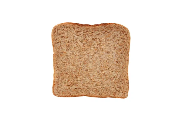 シリアルパン サンドイッチトースト 健康的な食事 職場でのスナック 学生のファーストフード 隔離された — ストック写真