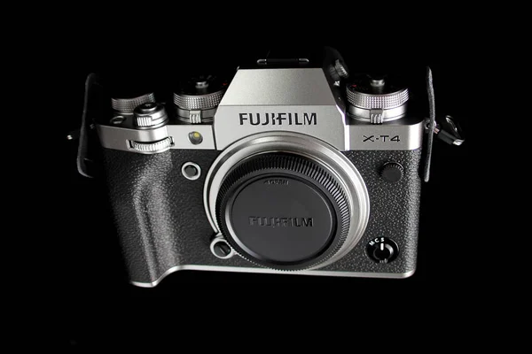 Frankfurt Tyskland Juni 2020 Fujifilm Xt4 Kropp Utan Lins Stående — Stockfoto