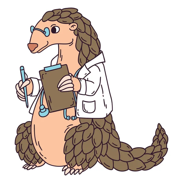 Pangolin the doctor.