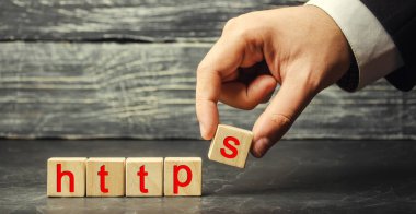 El bir küp kelime http ile S harfi ile tutar. Güvenlik ve Web sitelerinin güvenliğini artırma transferi hypervistext için protokol değişiyor. Sertifika Güvenlik İnternet