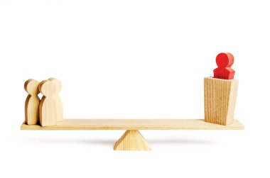 Ölçekte bir grup insan kürsüde muhalefet politikalarını destekliyor. siyasi destek kavramı, yasalar ve kararlar için oy, toplumun konumu. Lobi cilik çıkarları, yasaların tanıtımı