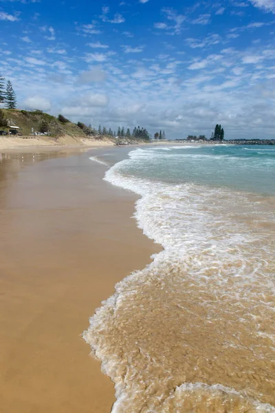 Port Macquarie Der Stadtstrand Liegt Nur Wenige Hundert Meter Vom — Stockfoto