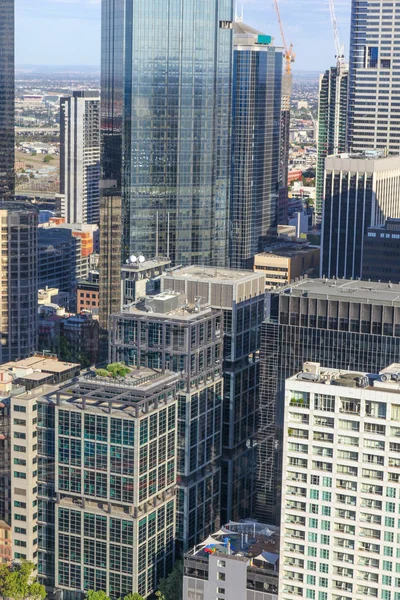 Wysokościowe Wysokiej Gęstości Budynku Drugie Największe Miasto Stolica Stanu Victoria — Zdjęcie stockowe