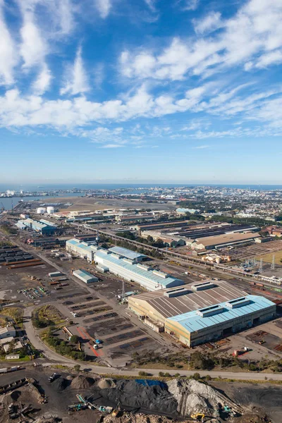 Pemandangan Udara Industri Berat Newcastle New South Wales Australia Newcastle — Stok Foto