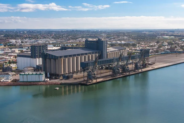 Australia Grande Esportatore Prodotti Come Grano Grano Impianti Carico Come — Foto Stock