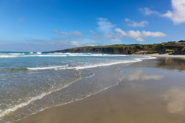 Sand fluga Bay - Otago Peninsula Sydön i Nya Zeeland — Stockfoto