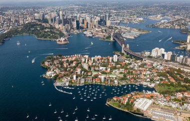 Sydney CBD hava görünümü-NSW Türkiye