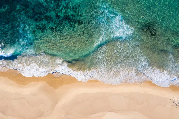 Nobbys Beach-Newcastle NSW Australia-utsikt från luften — Stockfoto