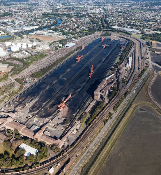 Завод по погрузке угля Newcastle NSW Australia — стоковое фото
