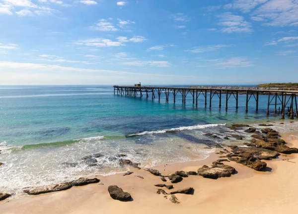 Situata Sulla Costa Sud Newcastle Catherine Hill Bay Villaggio Minerario — Foto Stock