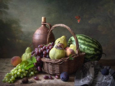 meyve ve sebzelerle dolu bir hayat