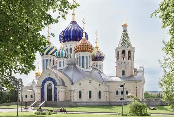 Peredelkino Μόσχα Ρωσία Εκκλησία Της Μεταμορφώσεως Του Σωτήρος Στην Καλοκαιρινή — Φωτογραφία Αρχείου