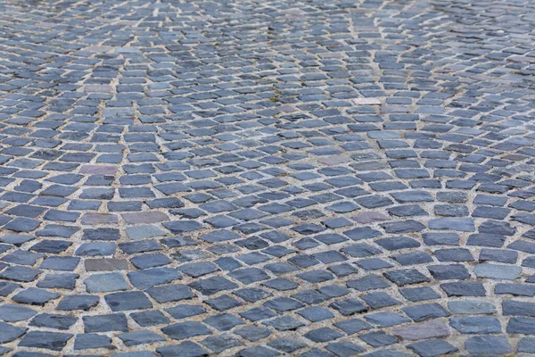 Elementet i trottoaren sten trottoaren av grå sten — Stockfoto