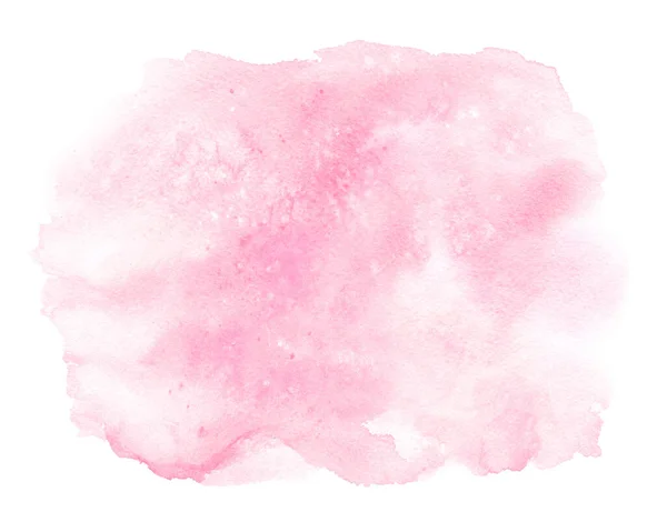 Abstract Watercolor Pink Brush Stroke Stains Paper Texture — Stock Photo, Image