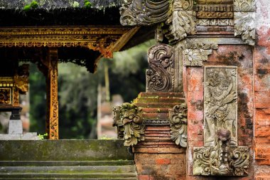 Güzel renkli Budist Tapınağı Adası Bali, Endonezya.