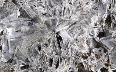 doğa buzun su birikintisi içinde oluşturulması