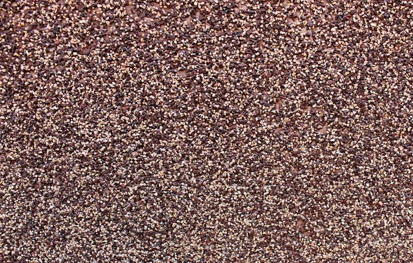 Textuur Muur Zeer Kleine Pebbles Bruin Tinten — Stockfoto