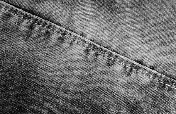 Texture Denim Noir Essuyé — Photo