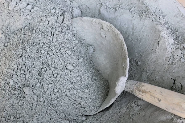 Cement Med Hink Grått För Murbruk — Stockfoto