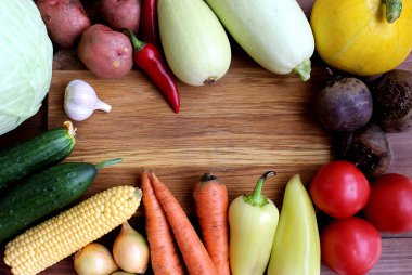 Büyük birkaç sebze sonbahar.