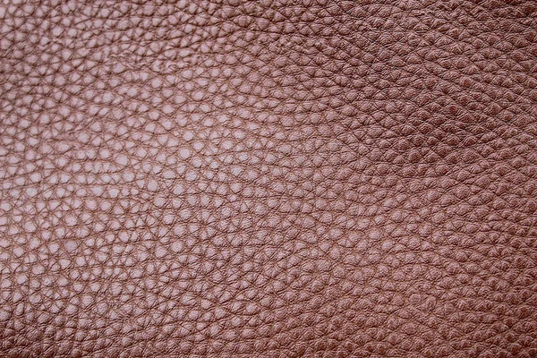Textura Marrom Couro Artificial — Fotografia de Stock