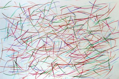 Arka plan doku çizilmiş doodle farklı renk kalem