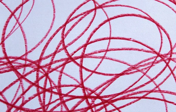 Textura Doodle Desenhado Escuro Vermelho Lápis Fundo — Fotografia de Stock