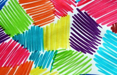 doku soyut desen bir keçeli kalem tarafından çizilmiş