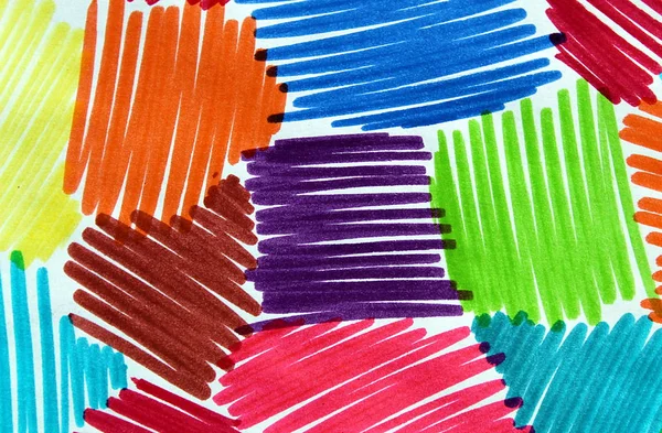 Texture Abstract Pattern Drawn Felt Tip Pen — Stock Photo, Image