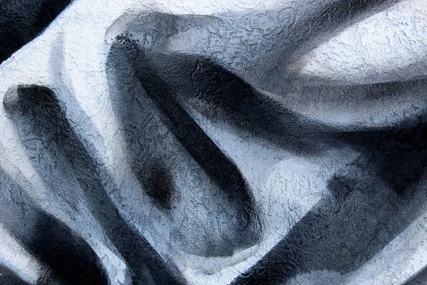 Textura Preto Abstração Branca Uma Superfície Ranhurada — Fotografia de Stock