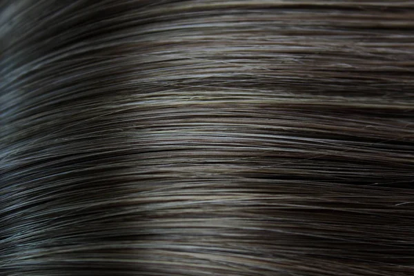 Kolor Czarne Włosy Długie Proste Szczegół Tekstura — Zdjęcie stockowe