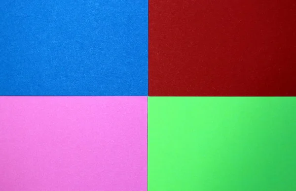 Textuur Vier Verschillende Kleuren Één Canvas — Stockfoto