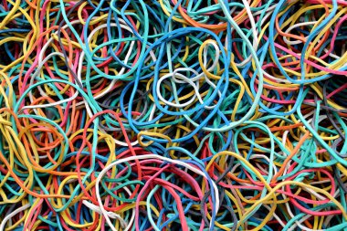 farklı renklerde doku çok renkli ince sakız