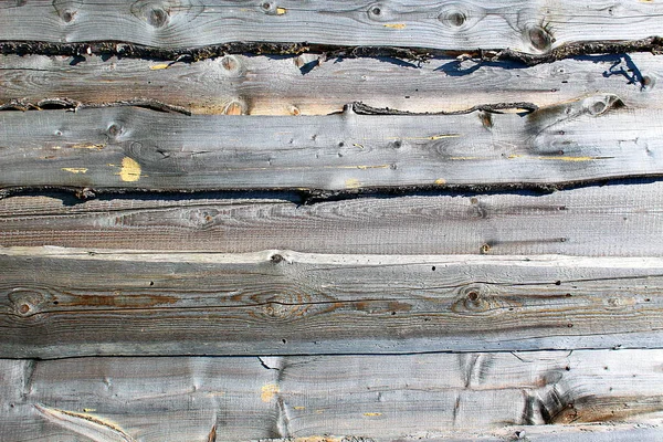 Texture Gray Wooden Fence Obsolete Weathered — Stock Photo, Image