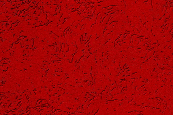 Textura Parede Concreto Com Padrão Vermelho Abstrato — Fotografia de Stock