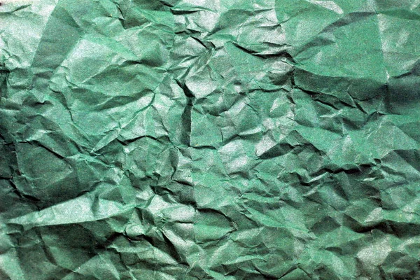 Textuur Van Verkruimelde Papier Achtergrond Van Mint Oude Blad Close — Stockfoto
