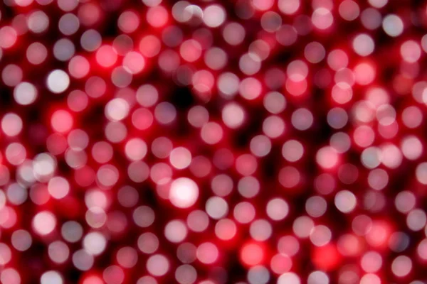 Fondo Rojo Borroso Con Círculo Luces Borgoña Brillantes — Foto de Stock