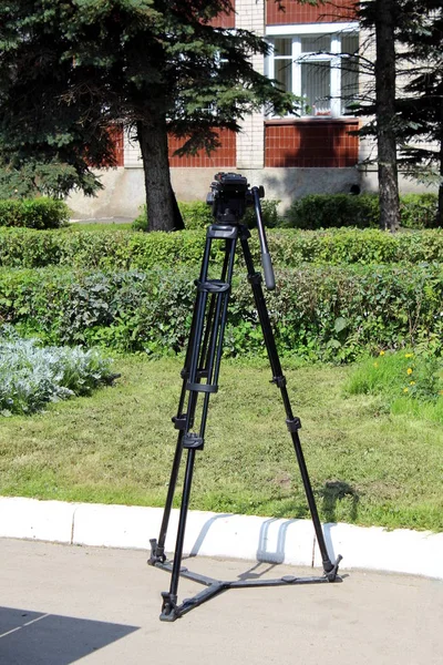 Stand Pour Trépied Pour Stroboscope Studio Des Appareils Éclairage Matériel — Photo