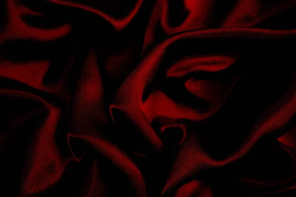 Satin Fabric Lies Surface Form Delicate Folds — Stock Photo, Image