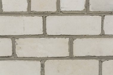 Eski evin cephesi. Doku. Tuğla duvar